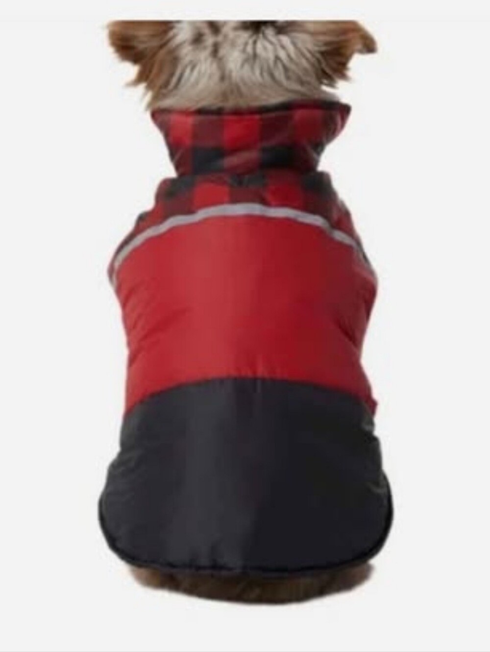 32º Degrees Heat Dog Reflective Trim Jacket Vest Red And Black Size XS